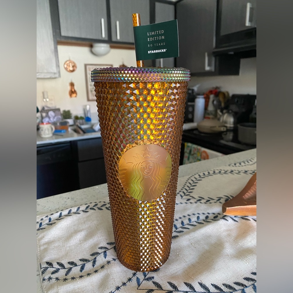 Limited Edition Starbucks 50th Anniversary Studded Cup NWT